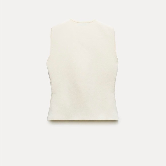 Zara Ivory Vest - Small - Picture 5 of 6